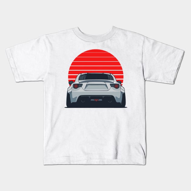 Subaru BRZ Kids T-Shirt by artoriaa